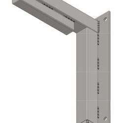 Da-Lite 10800156 accessorio per schermi di proiezione Staffa di supporto (Projecta Accessories for mounting: Set W)