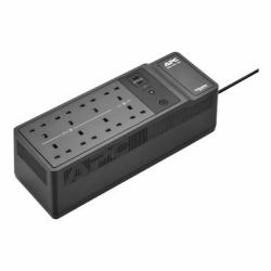 APC Back-UPS, 1050VA/600W Floor/Wall Mount, 230V, 8x British BS1363A outlets, USB Type A+C Port, User Replaceable Battery (APC BACK-UPS 1050VA 8)
