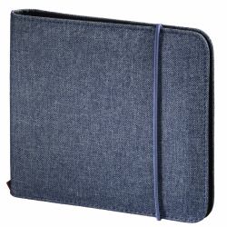 Hama 95681 Custodia a borsellino 24 dischi Blu (UP TO FASHION CD/DVD BAG 24 BLUE)