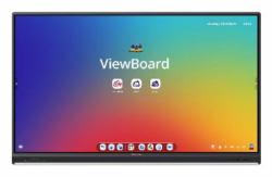 Viewsonic IFP7553 lavagna interattiva 189,2 cm [74.5"] 3840 x 2160 Pixel Touch screen Nero (ViewSonic ViewBoard IFP7553 - 75" Diagonal Class IFP53 Series LED-backlit LCD display - interactive - wit...
