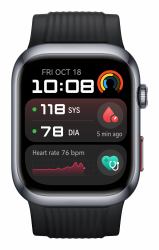 Huawei WATCH D2 black, smartwatch con monitoraggio pressione sanguigna, ECG a singola derivazione in grado di rilevare solo la fibrillazione atriale, stress, sonno, SpO2 e compatibile con iOS e And...