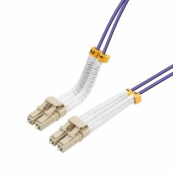 Lanview LVO231812-FLEX cavo InfiniBand e in fibra ottica 3 m LC Viola (Bendable LC-LC Multimode - Fiber Patch Cable Duplex 3m - OM4 LSZH - Warranty: 300M)