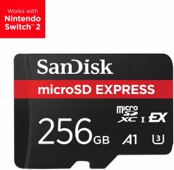 SanDisk Express 256 GB MicroSDXC UHS-I (EXPRESS MICROSD CARD 256GB - UP TO 880MB/S READ 650MB/S WRITE)
