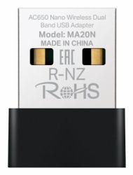 Mercusys MA20N scheda di rete e adattatore WLAN 650 Mbit/s 