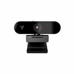 V7 UHD Webcam - 90 fps - Nero - USB 3.0 - 3840 x 2160 Video - Messa a fuoco automatica - Clip, supporto per treppiede - Zoom digitale 5x - ePTZ - Tracciamento AI, Inquadratura - Microfono - Noteboo...