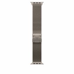 Apple 49mm Natural Titanium Milanese Loop - Small (-APPLE WATCH 49 NATURAL TML S)