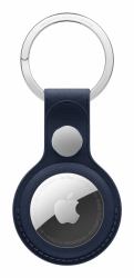 Apple MA7H4ZM/A accessorio per localizzatore e cercatore GPS (Apple - Case for airtag - microtwill, stainless steel - dark blue - for iPhone/iPad/iPod)