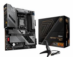 Asrock 90-MXBPA0-A0UAYZ motherboard AMD X870 Socket AM5 Extended ATX (ASRock X870E TAICHI LITE AMD AM5 Socket Motherboard, E-ATX, 4x DDR5 Slots, 4x M.2 Sockets, Fitted I/O Shield, 5GbE LAN, Wi-Fi 7...