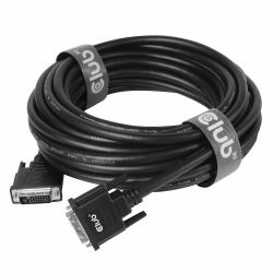 CLUB3D CAC-1220 cavo DVI 10 m DVI-D Nero (Dvi-D Dual Link [24+1] Cable - Bidirectional M/M 10M/32.8Ft - 28Awg - Warranty: 12M)