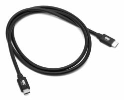 OWC OWCCBLTB5C1.0M Cavo Thunderbolt 1 m 120 Gbit/s Nero (OWC OWCCBLTB5C1.0M 1.0 Meter TB5/TB4/USB4/C up to 80/120Gb/s Retail Cable 240W)
