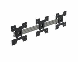Ergonomic Solutions SpacePole Digital Signage WT443160LL-A2 Supporto per display espositivi 139,7 cm [55"] Nero, Alluminio (TILT MENU BOARD MOUNT 3X55PORTRAIT)