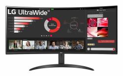 LG 34WR50QK-B Monitor PC 86,4 cm [34"] 3440 x 1440 Pixel Wide Quad HD Nero 
