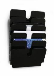 Durable 1700014061 portariviste 1 ripiani Nero (Durable FLEXIPLUS 6 A4 Landscape Black)