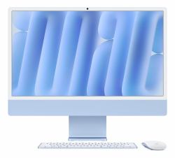 Apple iMac Apple M M4 59,7 cm [23.5"] 4480 x 2520 Pixel PC All-in-one 16 GB 256 GB SSD macOS Sequoia Wi-Fi 6E [802.11ax] Blu (24 INCH IMAC M4 10C CPU 10C GPU - 16GB 256SSD BLUE)