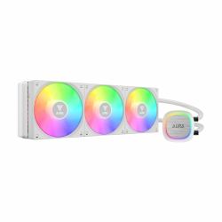 GAMDIAS AURA GL360 V2 WH computer cooling system Processor All-in-one liquid cooler 12 cm White (AURA GL360 V2 ARGB LIQUID COOLER WHITE)
