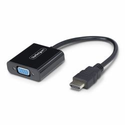 StarTech.com Adattatore HDMI a VGA, Convertitore Video Attivo 1920x1080 [1080p] per Notebook/Desktop. Da Sorgente HDMI a Monitor/Display/Proiettore/TV VGA (HDMI TO VGA ADAPTER 1080P - - ACTIVE VIDE...