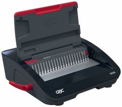 GBC CombBind CB25E Rilegatrice a pettine 390 fogli Nero, Rosso (GBC CombBind CB25E Desktop Electric Binding Machine)