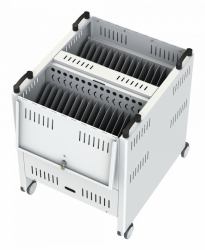 Loxit 7455-USB-C organizzatore per stazioni di carica Libera installazione Bianco (7455 - TabCart 30 USB Charge)