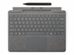 Microsoft 8X8-00175 tastiera per dispositivo mobile QWERTY Spagnolo Microsoft Cover port Platino (Mobile Device Keyboard Qwerty - Spanish Microsoft Cover Port - Platinum - Warranty: 12M)