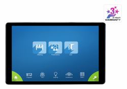 ATEN VK320 espositore per sale riunioni 20,3 cm [8"] 1280 x 800 Pixel IPS Nero Plastica (ATEN VK320 - Touch panel - 8" - wired - 10/100/1000 Ethernet)