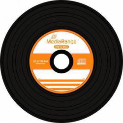 MediaRange CD-R 700MB 52x 50 pz (CD-R 52x Black Vinyl cake [50] - Warranty: 12M)