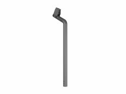 Multibrackets 3649 accessorio per il supporto per pannelli segnaletici Tubo di montaggio (M Pro Series - Extension Pipe Gravity Center Black)