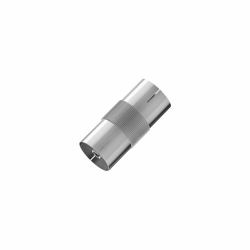 Hama Adattatore antenna F/antenna F, corpo in metallo (Hama 00205220 koaksial forbinder 1 stk)
