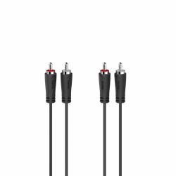 Hama Cavo 2 RCA M/2 RCA M, 3 metri, nero (Hama 00205258 lydkabel 3 m 2 x RCA Sor)