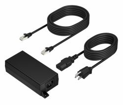 Poe++ 65W 2.5G Adapter With - 3.66M Cat6A Cable And Power - Cord Power Adapter/Inverter Indoor Black - Warranty: 12M