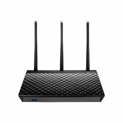 ASUS RT-AC1900U wireless router Gigabit Ethernet Dual-band [2.4 GHz / 5 GHz] Black (Asus Router ASUS RT-AC1900U)