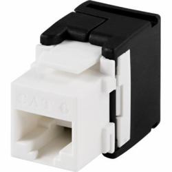 Deltaco MD-102 adattatore per inversione del genere dei cavi RJ-45 Nero, Bianco (DELTACO MD-102 - modular indlÃ¦g)