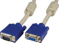 Deltaco RGB-6 cavo VGA 2 m VGA [D-Sub] Grigio (DELTACO VGA forlÃ¦ngerkabel - 1.8 m)