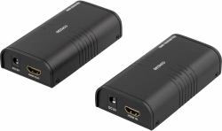 Deltaco HDMI-221 moltiplicatore AV Trasmettitore e ricevitore AV Nero (DELTACO HDMI-221 - video/audio ekspand)