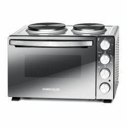 Rommelsbacher KM 3300 cucina Fornetto da appoggio Elettrico Piastra sigillata Nero, Argento (Rommelsbacher KM 3300 - elektrisk ovn)