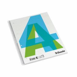 Esselte College Pad A4 quaderno per scrivere 70 fogli Blu, Verde, Bianco (KollegieBlkck A4 70/70 linjera)