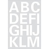 HERMA Letters 25mm A-Z film weatherproof white 2 sheets lettere e numeri autoadesivi (Herma etiket bogstaver A-Z 25mm hvid)