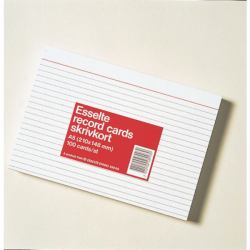 Esselte 28903 quaderno per scrivere Bianco (Skrivkort 8000 A5L linjerat)