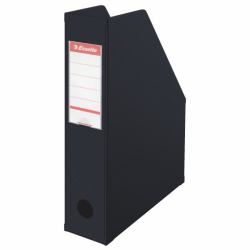 Esselte VIVIDA raccoglitore Nero Cloruro di polivinile [PVC] (Esselte Vivida tidsskriftsamler PVC A4)