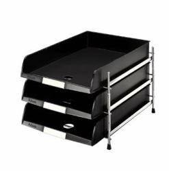 Esselte C4 Nero (Esselte C4 brevbakke i metal stativ so)