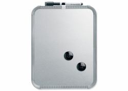 Nobo Lavagna bianca magnetica sottile 280x220 mm - argento (WB tavle Slim lakeret 28x22cm sÃ¸lv)
