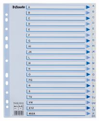 Esselte 100149 intercalare Polipropilene [PP] Bianco (Esselte Register PP A4 Maxi A-Ã hvid)