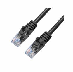 x-shield XS-CAT6-UUTP-BLK-1M cavo di rete Nero U/UTP [UTP] 