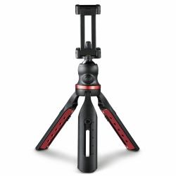 Hama Solid tripod Smartphone/Tablet 3 leg[s] Black, Red (Hama 2in1 "Solid" 19B stÃ¸ttesystem - s)