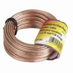 Hama 00030723 cavo audio 20 m Trasparente (Hama hÃ¸jttalerkabel - 20 m)