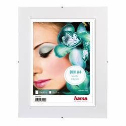 Hama 00063020 cornice per quadro Cornice per foto singola Trasparente (Hama Frameless Picture Holder Clip-Fix)