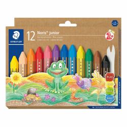 Staedtler 224 C12 pastello (STAEDTLER Wachsmalkreide Noris junior,)