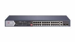 Hikvision DS-3E0528HP-E switch di rete Non gestito Gigabit Ethernet [10/100/1000] Supporto Power ...