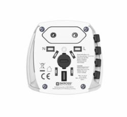 Hama MUV Micro adattatore per presa di corrente Universale Bianco (HAMA World Travel Adapter Micro 2-pin)