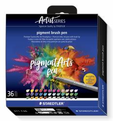 Staedtler Pigment Arts Brush Pen marcatore Multicolore 36 pz (Brush pen Pigment Arts ass [36])