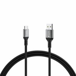 Varta 57935 cavo USB 2 m USB A USB C 5 Gbit/s 60 W Nero, Grigio 